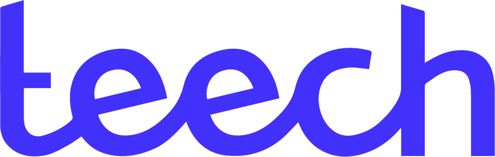 teech Logo hellblau